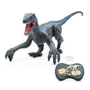 VELOCIRAPTOR CON CONTROL REMOTO / BOTA HUMO / MUSICAL