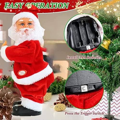 PAPA NOEL BAILARIN PARA DECORACIÓN O REGALO