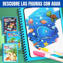SET DE 4 LIBROS MAGICOS PARA PINTAR CON AGUA
