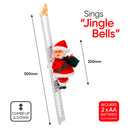 Papa Noel subiendo las Escaleras