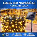 Luces Navideñas Con Panel Solar 30metros - 300 LED