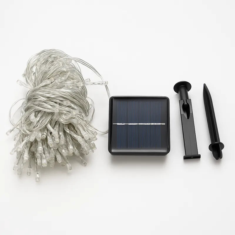 CORTINA AMBAR CON PANEL SOLAR 3 X 3 METROS